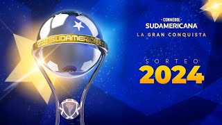 SORTEO COMPLETO DE LA FASE PRELIMINAR  CONMEBOL SUDAMERICANA 2024 [upl. by Natiha442]