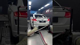 2022 TTRS run stock exhaust🎬 ready to go MTRSTAGE 1📈 AUDI AUDITT TTRS DYNO MTRPERFORMANCE [upl. by Nosnah]