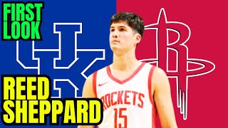 Is Reed Sheppard Already TOO GOOD For Summer League  First Look At The Rockets Top Draft Pick [upl. by Nuahsar]