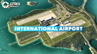 Building an International Airport on an Island  Timelapse Build [upl. by Eneryt802]