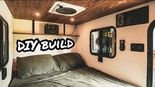 Micro Camper Overland Build  Part 5  Finishing Interior [upl. by Elylrac]