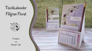 Tischkalender Filigran Floral [upl. by Tawney855]