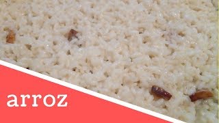 ARROZ BLANCO CON AJO  Recetas de cocina fáciles y económicas [upl. by Batty]