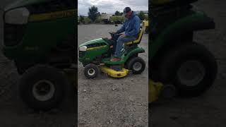 John Deere D140 Lawn Mower [upl. by Aihsemek]