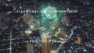 4K Fireworks Countdown 2020  The Top Penang [upl. by Karim]