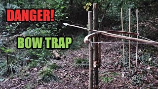 Bow Trap  Lethal  Primitive  Survival [upl. by Ekusoyr]