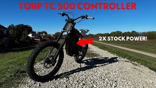 TORP TC500 CONTROLLER INSTALLATION ON MY SURRON 2X THE POWER [upl. by Nnaeiram950]