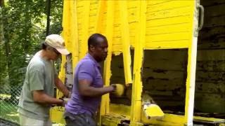 Hagley Boxcar Restoration July 2016 [upl. by Nyvlem18]