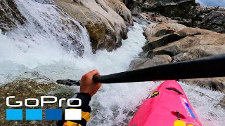 GoPro Whitewater Kayaking Waterfalls with Dane Jackson [upl. by Arukas1]