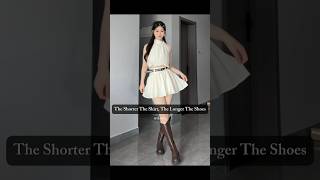 Right Shoes for Each Dress Type shoes styling ulzzangfashion outfitideas ootd transformation [upl. by Lotte]