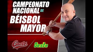 EN VIVO  BÉISBOL MAYOR 2024  Coclé vs Panamá Oeste  Serie regular [upl. by Crispin]