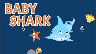 Baby Shark  Comptine en anglais avec paroles pour enfants et bébés [upl. by Junko]