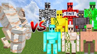 NEW MUTANT IRON GOLEM vs ALL GOLEMS  Minecraft Mob Battle [upl. by Erina661]