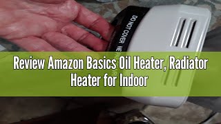 Review Amazon Basics Oil Heater Radiator Heater for Indoor Use With OverHeat Protection 7 OilFi [upl. by Sverre]