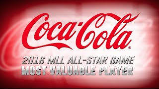 MLL CocaCola Player of the All Star Game Scott Rodgers [upl. by Adnawyt]