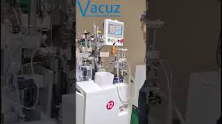 Vacuz Fully Automatic Differential Mode Toroidal Coil Inductor Hook Winding Machine Autofeed Core [upl. by Karlene129]