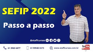 SEFIP 2022  Passo a Passo [upl. by Yeaton]