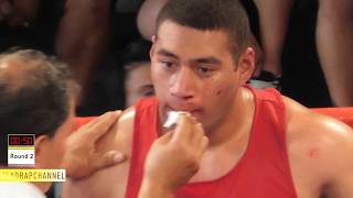 Fight 11 Eric Nikolau vs Johnny Nansen  Akld Amateur Boxing Tournament  ABA 24Feb18 [upl. by Vandervelde750]