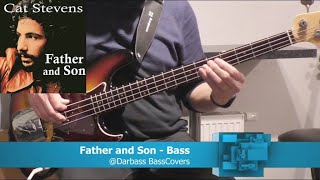 Yusuf  Cat Stevens Father and Son  Bass Cover 🎧 [upl. by Nizam]