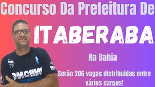 Concurso da prefeitura de ItaberabaBA [upl. by Antoinetta]