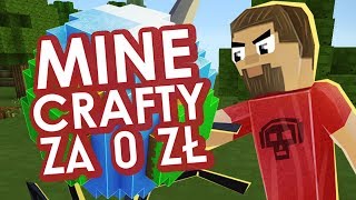 Minecrafty za 0 zł  darmowe podróbki szyte grubymi nićmi [upl. by Ahsatsan263]