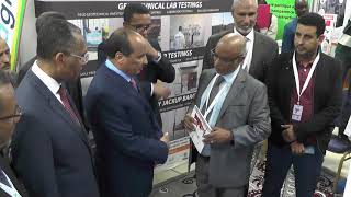 President Mohamed Ould Abdel Aziz at MAGMA booth at Mauritanides 2018 [upl. by Rodi411]