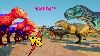 Epic battles JWE2 10 Indominus Rex Spiderman vs all 40 Venatosaurus Rex  what is the winner [upl. by Kaczer246]