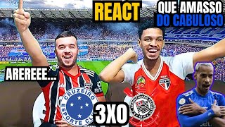 REACT CRUZEIRO 3 X 0 CORINTHIANS CABULOSO AMASSA  BRASILEIRÃO 2024 [upl. by Iris239]