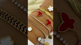 ✨ Embrace elegance with our 18K GoldPlated Stainless Steel Bracelet Collection nz shortvideo yt [upl. by Irab]