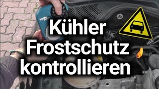 Frostschutz des Kühlwassers prüfen  Winterfestes Auto  So wird´s gemacht [upl. by Annirok]