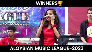 WINNING PERFORMANCE OF ALOYSIAN MUSIC LEAGUE  2023 [upl. by Politi325]