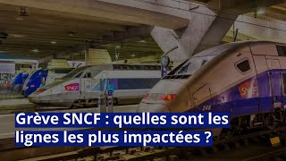 Grève SNCF  quelles sont les lignes les plus impactées [upl. by Atteve41]