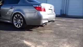 BMW M5 V10 Eisenmann Exhaust Amazing sound [upl. by Ydnarb485]