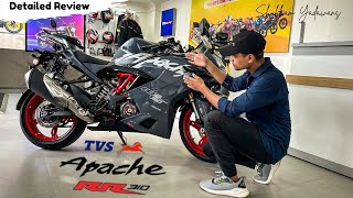 Finally 2024 Tvs Apache RR310 Launched 7 New Updates amp New Colour  On Road Price [upl. by Bev]