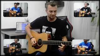 Pauvre Diable  Vaya con Dios Acoustic guitar one man band cover [upl. by Quartis]