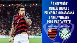 FLAMENGO ENGOLE O PALMEIRAS NA COPA DO BRASIL E ABRE BOA VANTAGEM PARA O JOGO DA VOLTA NO ALLIANZ [upl. by Eicak]