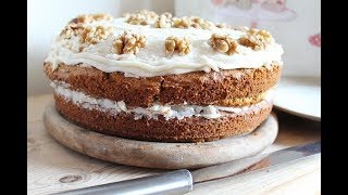 Carrot Cake  Cream Cheese Frosting  Birthday Cake [upl. by Llenor]