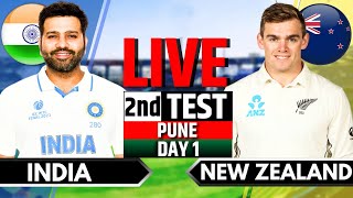 India vs New Zealand 2nd Test Day 1  IND vs NZ Live Match  Live Cricket Match Today Session 3 [upl. by Shanly976]