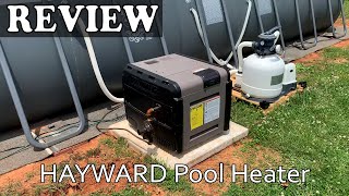 Hayward W3H250FDN Pool Heater  Review 2022 [upl. by Ahtamas]