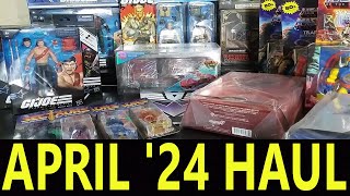 PICKUPS HAUL APRIL 24 GI JOE MOTU MASK RAMEN SILVERHAWKS SUPER7 SECTAURS DUNGEONS DRAGONS [upl. by Anyer]