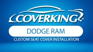 How to Install 20192024 RAM 2500 3500 Custom Seat Covers  COVERKING® [upl. by Indys]