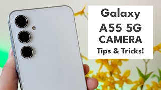 Samsung Galaxy A55 5G  Camera Tips Tricks and Cool Features [upl. by Livvi]