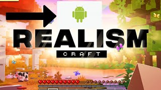 cómo descargar el mod de realism craft para Minecraft pe gratis en Android [upl. by Keefer]