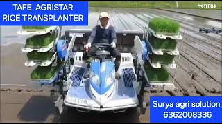 TAFE agristar rice transplanter [upl. by Germain]