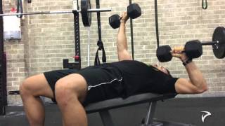 ALTERNATING DUMBBELL CHEST PRESS [upl. by Idnaj791]