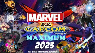 Marvel vs Capcom MAXIMUM  NEW UPDATE 2023 includes 4vs4 mode  MvC Max  MUGEN Download Link [upl. by Anthiathia]