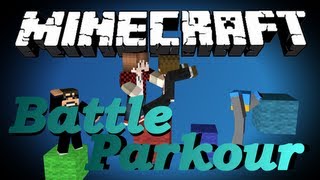 Minecraft BATTLE PARKOUR 20 Minigame w Mitch HuskyMudkipz and Ssundee  JeromeASF [upl. by Wappes]