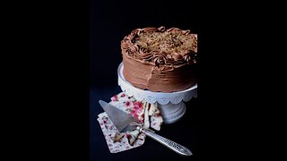 Decorating a German Chocolate Cake [upl. by Koenig]