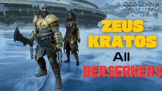 Todos os Berserkers Build Zeus No Damage God Of War Ragnarok [upl. by Nim183]