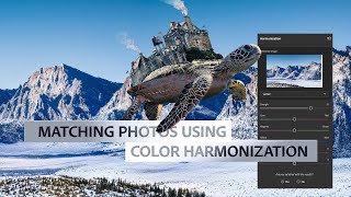 NEW Match Photos with OneClick Using Color Harmonization in Photoshop [upl. by Herstein]